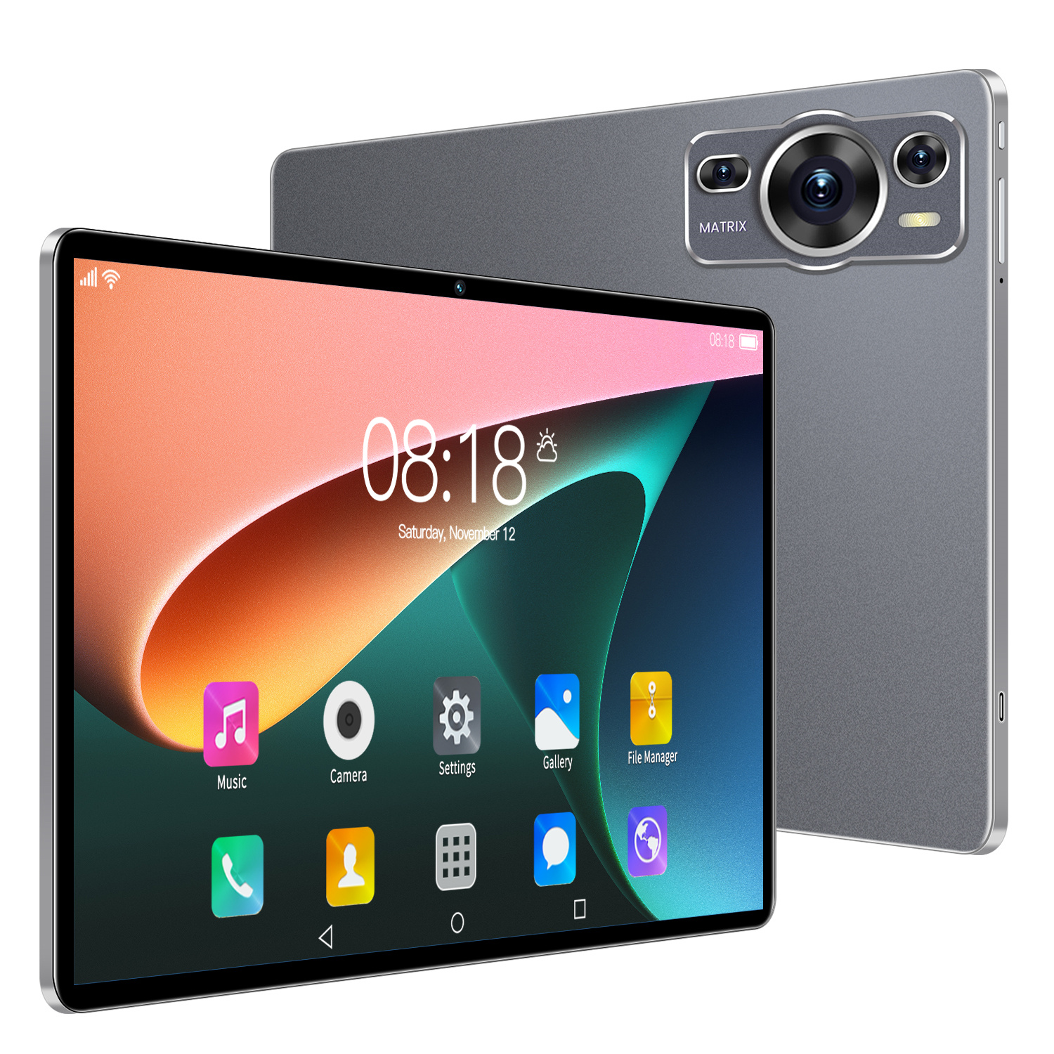 Android P60pro タブレット 大画面 シルバー P60 PRO新しい10.1インチAndroid 12.0タブレット大画面RAM 6GB +