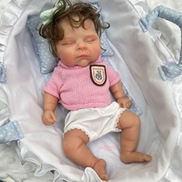 Großhandel: Personalisierte Reborn-Babypuppe „Peach Girl“ aus Silikon, 12/18 Zoll, mollig, als Geschenk & Spielzeug für den Alltag