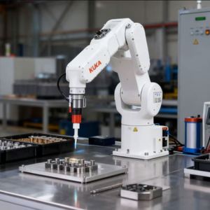 Robot Pequeño ONA KUKA KR 7 R900-3, Motor y Caja de Cambios de 7 kg, Gabinete Electrónico Automotriz C5, 6 Ejes, IP67, Paletización, Accionamiento Eléctrico - Product Image 3