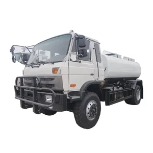 Large metal bumper 10 m3 Dongfeng water tank truck 4x4 water transport tanker