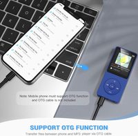 Best Seller Pemutar Musik Mp3 Layar 1.8 Inci dengan Radio FM dan Perekam Suara