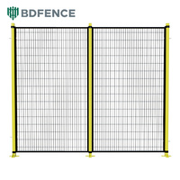 Valla de Protección Perimetral de Acero al Carbono de Alto Rendimiento y Larga Vida Útil, Protección de Seguridad para Celdas de Trabajo, Alta Seguridad, Personalizable