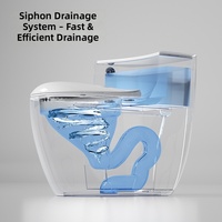 Nouveau design style américain WC monobloc en céramique pour salle de bain, fournisseurs de toilettes chinoises