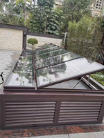 PENJOY Fenêtre de toit en verre trempé en aluminium personnalisée résistante à la pression du vent