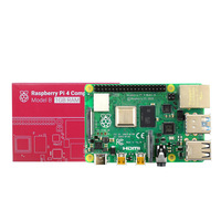 Raspberry Pi 4 Modelo B Original, 1GB/2GB/4GB/8GB RAM, CPU de Cuatro Núcleos a 1.5GHz de 64 bits, Compatible con WIFI y Bluetooth 5.0, Placa de Desarrollo