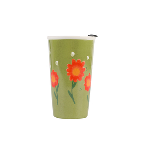 Tazas Tapa con silicona con tapa sellada para sublimación Tazas de estudiante Taza de vacío de cerámica de doble pared Tazas de viaje contemporáneas 600 - Product Image 2
