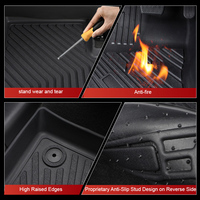 Vente chaude 3D TPE Accessoires De Voiture Tapis De Voiture Étanche Antidérapant Auto Tapis De Sol pour Toyota Prado 6 Seat 2024