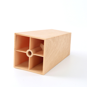 Patas de muebles de plástico de grano de madera cuadrado exportador profesional de estilo moderno 2023 para sofá dormitorio sala de estar Hospital al aire libre - Product Image 3