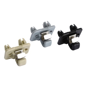 2 PCS Pare-Soleil Crochet,Voiture Intérieur Soleil Pare Fixation Clip Support Clips pour Audi A3 A4 Q3 Q5 (8E0 857 562) A7 B6 B7 B8 S4 S5 Car Pare-Soleils Attache Crochets Sun Visor