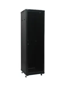 19 inch 42U Tủ mạng thép máy chủ Rack Tủ mạng trung tâm dữ liệu máy chủ đục cửa trước máy chủ Rack trung tâm dữ liệu