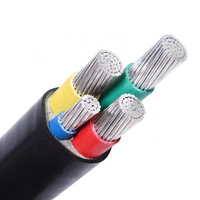 Câble d'alimentation en aluminium basse tension NAYY 2-5 conducteurs pour installations industrielles et systèmes de distribution électrique