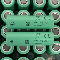 بطارية ليثيوم أيون 21700 أصلية 100٪ من الدرجة الأولى عالية التفريغ 25C 125A INR21700 50PL 3.6 فولت 5000 مللي أمبير في الساعة للطائرات بدون طيار
