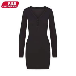 Abbigliamento Personalizzato ODM OEM per Donne: Top in Lana a Coste Ultra-Morbido, Abiti Aderenti in Lana per Palestra, Sport e Relax - Product Image 3