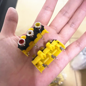 YYT 2 pièces prise femelle RCA 3 RCA AV prise audio <span class=keywords><strong>Cinch</strong></span> prise 3 trous AV3-8.4-15 - Product Image 5