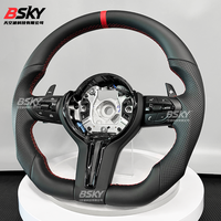 Volant en cuir pour BMW Série 3 Série 5 pour M3 M4 M5 M6 F30 F10 F15 F36 F01 F20 F22 F25 F31 F32 E70 E71 E90 X6