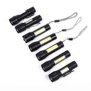 ฉวนหยุนไมไฟฉาย LED ซูมแบบยืดหดได้ 200-300M ลำแสง USB ชาร์จใหม่ได้ขนาดเล็กแบบพกพาสำหรับใช้ในบ้านกลางแจ้ง - Product Image 5