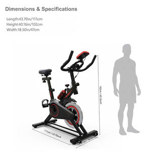 Bicicleta de <span class=keywords><strong>Spinning</strong></span> con Volante Ajustable 2025 - Bicicleta Estática de Alta Resistencia para Ejercicio en Interiores y Desarrollo Muscular - Product Image 6