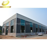 Galvanizado vigas de techo almacén de material de construcción de estructura de acero de Marco