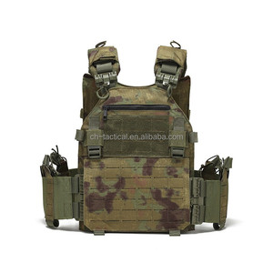 Novo Atacado de Fábrica: Colete de Segurança Porta-Placas Tático com Sistema <span class=keywords><strong>Molle</strong></span> Camuflado para Caça e Treinamento - Product Image 4