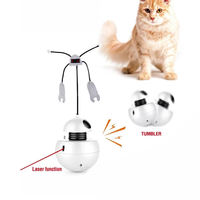 Juguete Interactivo para Gatos con Rotación de 360 Grados, Nuevo Estilo Divertido, Juguete Inteligente Automático para Gatos, Pelota para Gatos