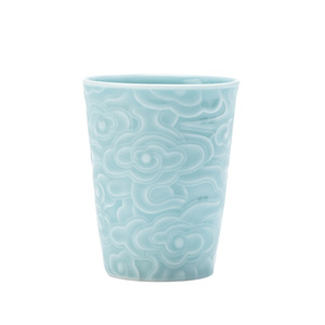 Tasse à café en céramique, porcelaine, motif nuage en relief, mini tasse à thé pour usage domestique - Product Image 5
