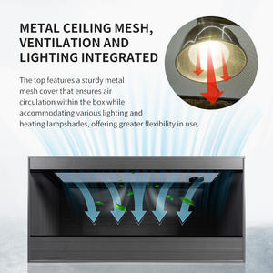 Reptizoo Custom ize Hochwertige Reptilien <span class=keywords><strong>Vivarium</strong></span> 120 Gallonen 4 X2X2 Reptilien gehäuse PVC gestapelt - Product Image 6