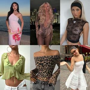 Productos Nuevos de Moda 2025, Venta al por Mayor de Ropa de la Marca Lovito, Vestido Nuevo para Mujer Adulta, Vestidos Casuales, Paquete Surtido <span class=keywords><strong>Premium</strong></span> de Lovito - Product Image 6