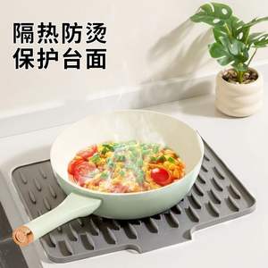 Tapis de comptoir en silicone incliné, rectangulaire, antidérapant, résistant à la chaleur, épaissi, pour planche à découper de cuisine, origine Yiwu - Product Image 1