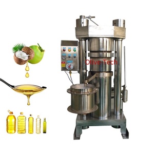 เครื่องสกัดน้ำมันมะพร้าวแบบไฮดรอลิกขนาดเล็กเครื่องสกัดน้ำมันไฮดรอลิกแนวตั้ง50กิโลกรัม/ชั่วโมง60-70กิโลกรัม/ชั่วโมงน้ำมันงาเย็น - Product Image 1
