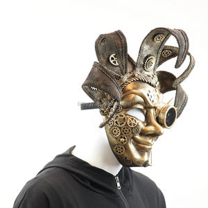Masque <span class=keywords><strong>de</strong></span> <span class=keywords><strong>clown</strong></span> steampunk <span class=keywords><strong>de</strong></span> haute qualité pour les fêtes d'Halloween, les événements costumés, les déguisements, la décoration <span class=keywords><strong>de</strong></span> costumes - Product Image 4