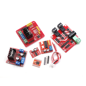 Accessoires de Robot intelligent <span class=keywords><strong>L298N</strong></span> de haute qualité-Module de carte de pilote de moteur pas à pas à double pont H - Product Image 5