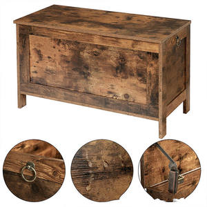 Boîte de rangement en bois pour vêtements de chambre à coucher avec couvercle, pour jouets, articles divers et rangement de magazines de <span class=keywords><strong>calligraphie</strong></span> - Product Image 3