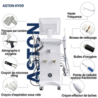 Appareil professionnel de peeling aquatique 18-en-1 avec système H2O2 pour le nettoyage de la peau