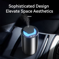 Rafraîchisseur d'air personnalisé pour voiture, huiles essentielles, diffuseur de parfum portable de luxe pour voiture avec lumière ambiante