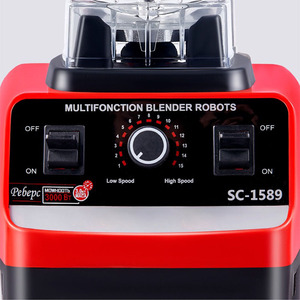 Bán buôn hiện đại 2L thép không gỉ Heavy Duty xách tay máy xay sinh tố 5 + tốc độ đa chức năng máy ép trái cây nhà bếp hộ gia đình khách sạn - Product Image 4