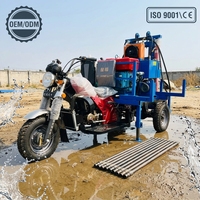 Foreuse de puits d'eau portable haute efficacité 200M, machine de forage de puits d'eau CE ISO9001