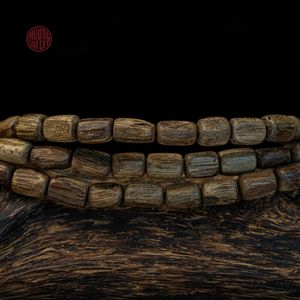 Collier pendentif en bois d'agar naturel pour femmes, véritable bois d'oud, bijoux parfumés perlés, cadeau - Product Image 3