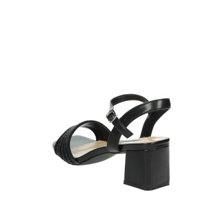 K-9533 alla moda sandali con tacco nero estate autunno primavera scarpe da sposa aperta punta Peep Square in pelliccia elegante Sexy - Product Image 2