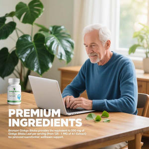 <span class=keywords><strong>Ginkgo</strong></span> <span class=keywords><strong>Biloba</strong></span> Cápsulas Melhora o Foco Concentração Saúde Cognitiva Clareza Mental Brain Function Support Supplement - Product Image 6