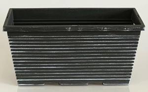 Grands pots de fleurs rectangulaires en céramique avec drainage de fond résistant aux fissures carrées blanches pour le jardin Produit à taux fins - Product Image 4