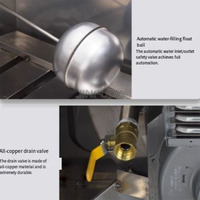 Grande couche alimentaire Bao Zi Baozi pâtes cuiseur à vapeur cuisson commerciale chignon gaz vapeur alimentaire, chaudière gaz vapeur armoire Machine