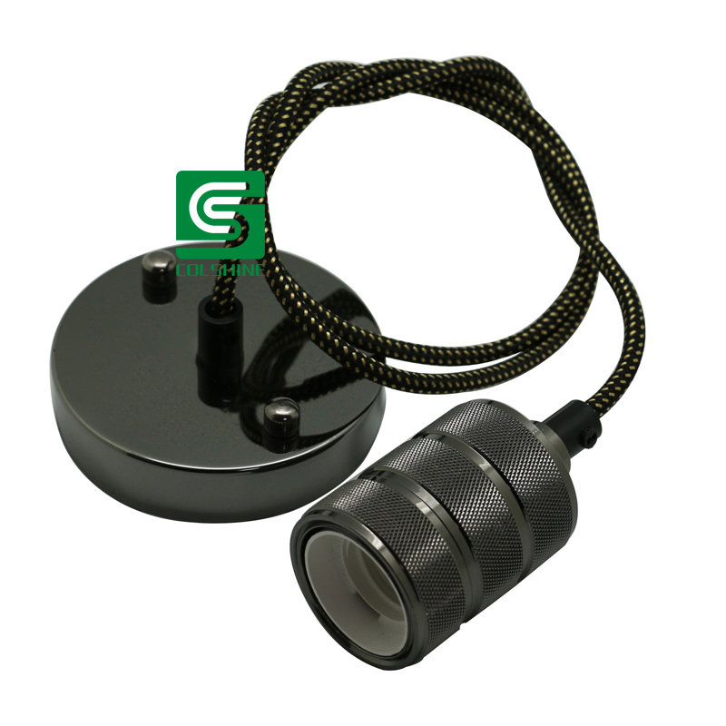 Винтажный промышленный черный подвесной светильник Colshine, кухонный подвесной светильник с сертификацией CE