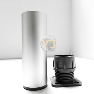 YIJUN Furniture Legs Aluminum <b>Adjustable</b> H120mm Modern Minimalist Easy Installation - Product Image 3