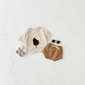 Abbigliamento Casual per neonati stile coreano ghiaccio per Patch estate e autunno Set per bambini dai <span class=keywords><strong>6</strong></span> <span class=keywords><strong>mesi</strong></span> ai 4 anni - Product Image 3
