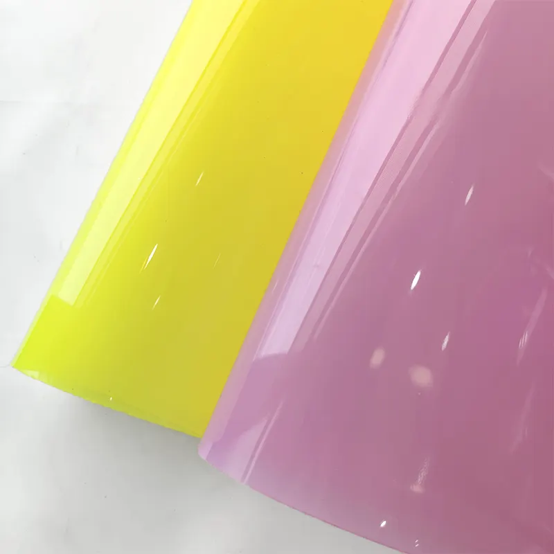 1.5mm-2mm עמיד למים עבה רך מוצק צבעוני PVC פלסטיק שקוף ברור PVC סרט רול/גיליונות עבור מפת שולחן מחצלת נעל שקית