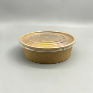 Takeaway Food <b>Paper</b> <b>Bowl</b> with lids PE Coated 150GSM-350GSM Custom Logo Print for Food Container Bulk Manufacturing - Product Image 4
