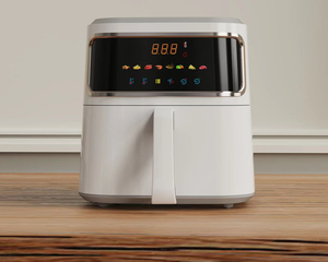 <span class=keywords><strong>Freidora</strong></span> de Aire, <span class=keywords><strong>Freidora</strong></span> de Aire Doméstica con Pantalla Táctil, Plástico PP, Multifunción, 6.1-8.0L, Totalmente Automática, Visible, Eléctrica, 1350W - Product Image 4