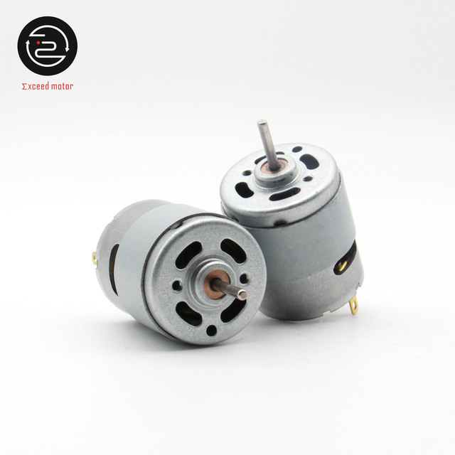 High Speed Small Mini Motor 24V 365 Electric Carbon Brushed DC Motor for Home Appliances