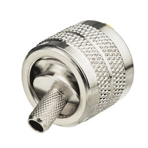 RF Koaksial PL259 <span class=keywords><strong>PL</strong></span>-259 UHF Konektor Plug Crimp Jantan untuk Kabel Ekstensi Antena RG58 LMR195 - Product Image 6