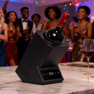 Frigorifero Elettrico per Vino Senza Ghiaccio, Temperatura 5-18°C/41-64°F, per Una Bottiglia, Adatto per la Maggior Parte delle Bottiglie, Uso Domestico e <span class=keywords><strong>Esterno</strong></span> - Product Image 5